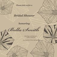 Wedding or invitation card abstract vector flower pattern background N2