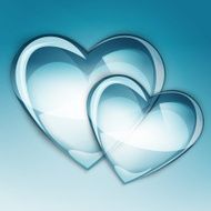 water drop heart one