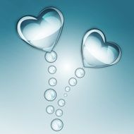 water drop heart next