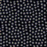 Ditsy floral pattern with small grey flowers