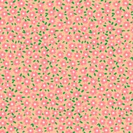 Ditsy floral pattern with small pink flowers