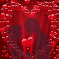 Day of Valentine concept love