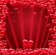 Background with heart N3