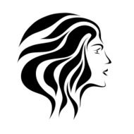 Free hand drawing abstract face vector