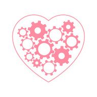 Heart with gears inside N2