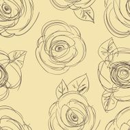 Seamless roses pattern N22