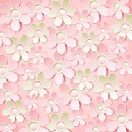 pink background with many flowers