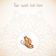 Elegant background with butterfly N8