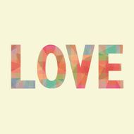 Colorful love letter card1