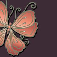 Colored Floral Layout Greeting Card Patterned design