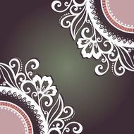 Colored Floral Layout