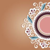 Colored Floral Layout N3