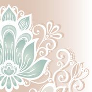 Colored Floral Layout N4