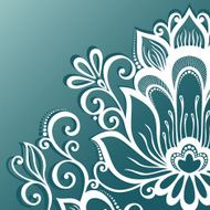 Colored Floral Layout N5