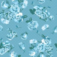 Beautiful Seamless Vintage Background with Roses
