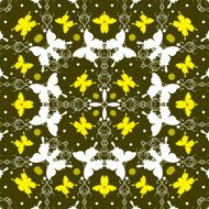 floral background seamless pattern wallpaper N4