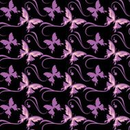 floral background seamless pattern wallpaper N6