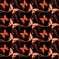 floral background seamless pattern wallpaper N7