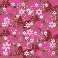 floral background seamless pattern wallpaper N34