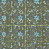 floral background seamless pattern wallpaper N43