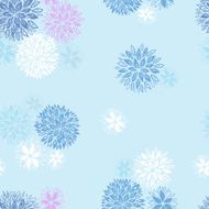 Vintage floral seamless pattern N36