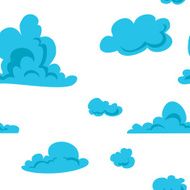 Clouds seamless pattern N15