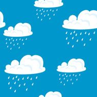 Clouds seamless pattern N17