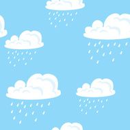 Clouds seamless pattern N18