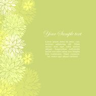 border made of flowers vector illustration