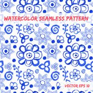 Watercolor seamless pattern N56