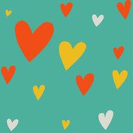 Seamless pattern with hearts N89