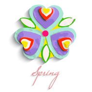 abstract flowers cards 3d backgrounds traced from original art N6