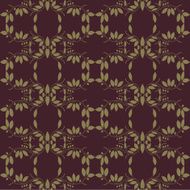 gold berry and flower silhouette N2