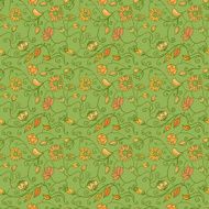 fantasy floral seamless background