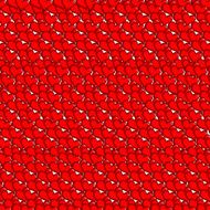 texture from many red hearts