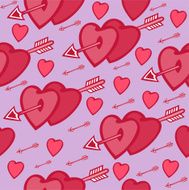 Seamless heart background N4