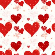 Seamless Valentine&#039;s day background N6