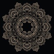 Indian mandala illustration