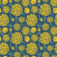 fantasy floral seamless background N3