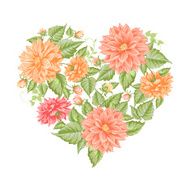 Chrysanthemum holiday card