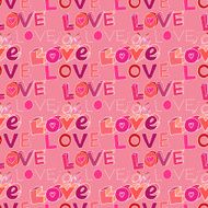 words "i love you" on pink background