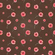 Seamless floral pattern with poppy N3