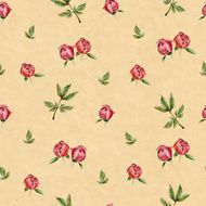 Seamless floral pattern with peony N2