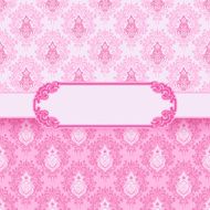 Romantic frame valentines day vector