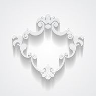 Vintage vector frame for your text