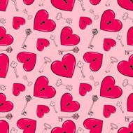 Heart and keys N6