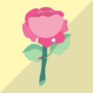 pink rose N10