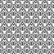 Black and white hand-drawn pattern