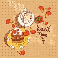 Sweet Time Vector Illustration N2