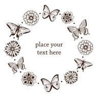 Butterflies frame N3